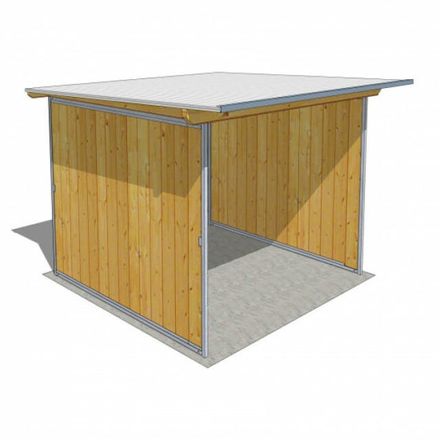 Abri de jardin 2x2 m multi-usages en bois