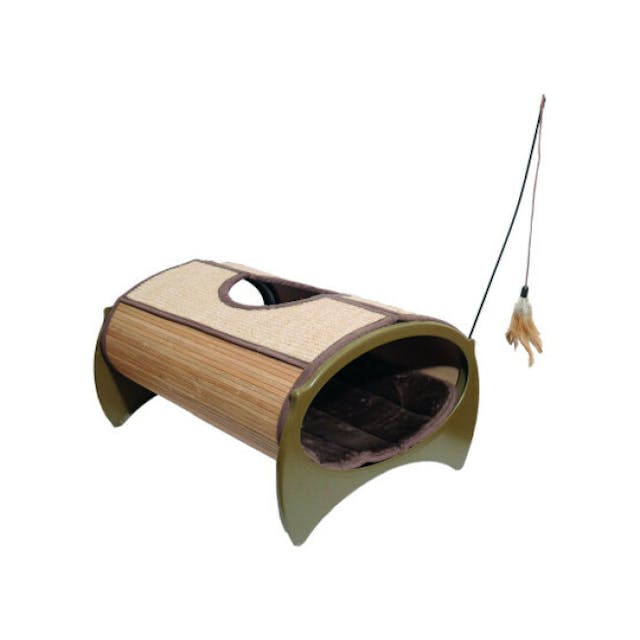 Abri en bambou Cat Pod pour chat