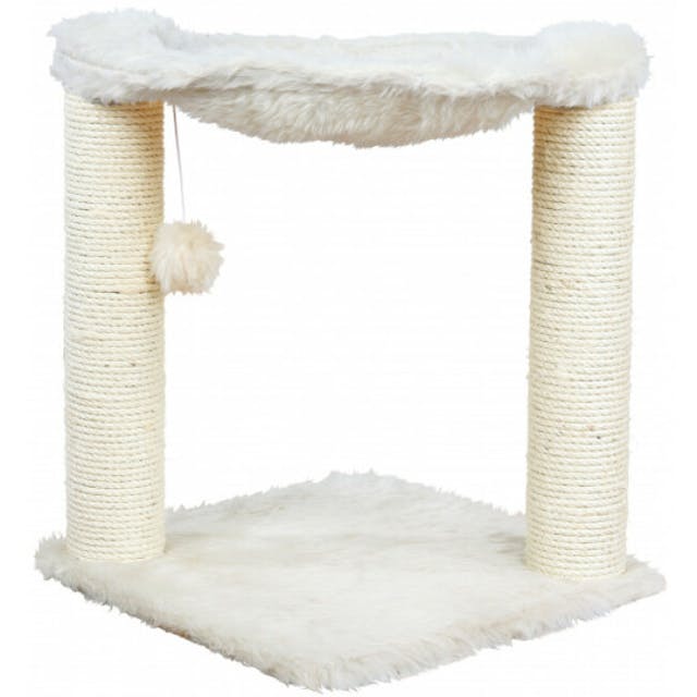 Arbre à chat en peluche et sisal avec jouet Baza