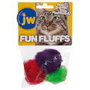 Balles Fun Fluffs JW pour chat - Ø 3,5cm