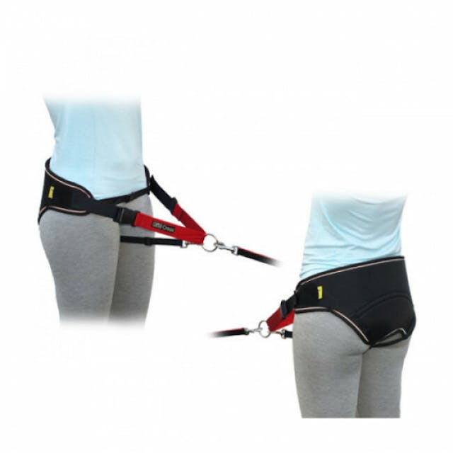 Baudrier canicross et ski-joering Centralaxe™ pour coureur avec chien