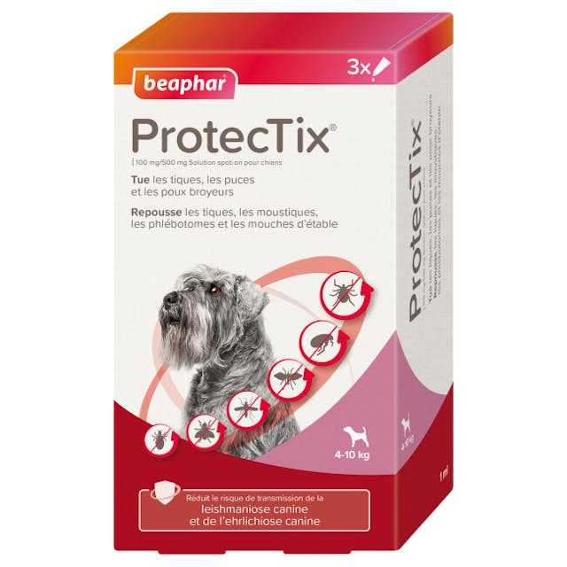 Protectix Beaphar anti tiques puces et poux broyeurs