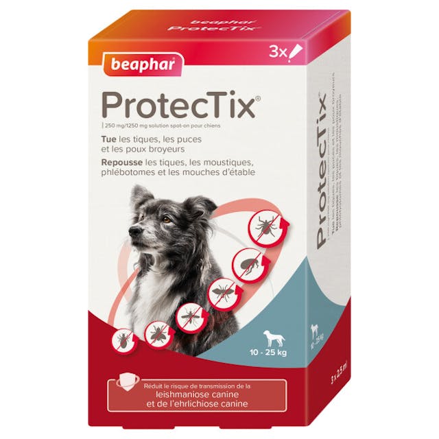 Protectix Beaphar anti tiques puces et poux broyeurs