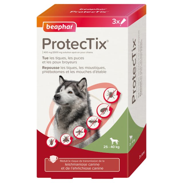 Protectix Beaphar anti tiques puces et poux broyeurs