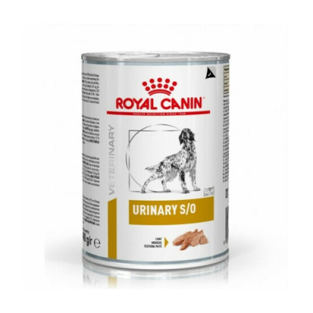 Boîtes Royal Canin Veterinary Diet Urinary S/O pour chiens