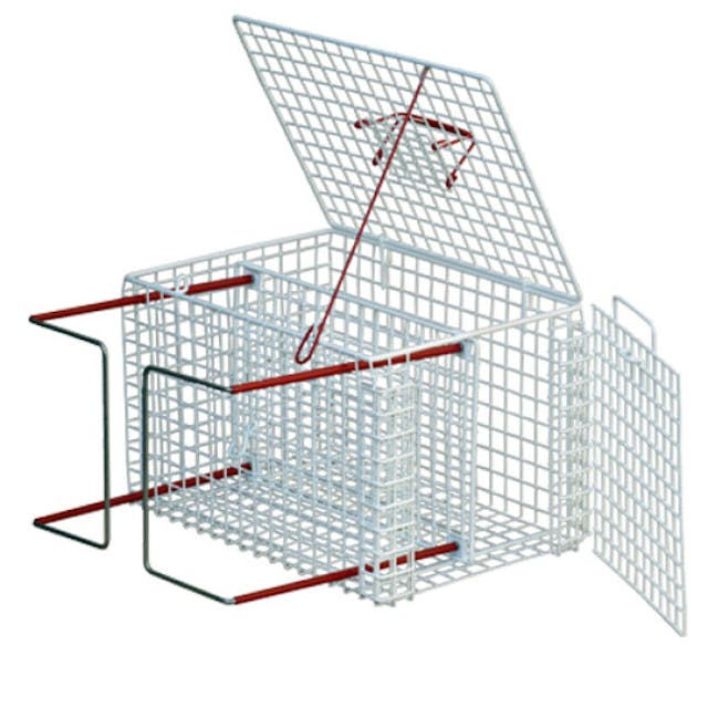 Cage de contrainte à double ouverture pour chat et petits animaux