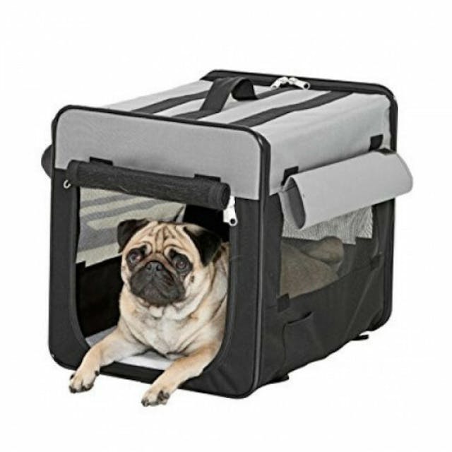 Cage de transport pour chien et chat pliable Smart Top Plus