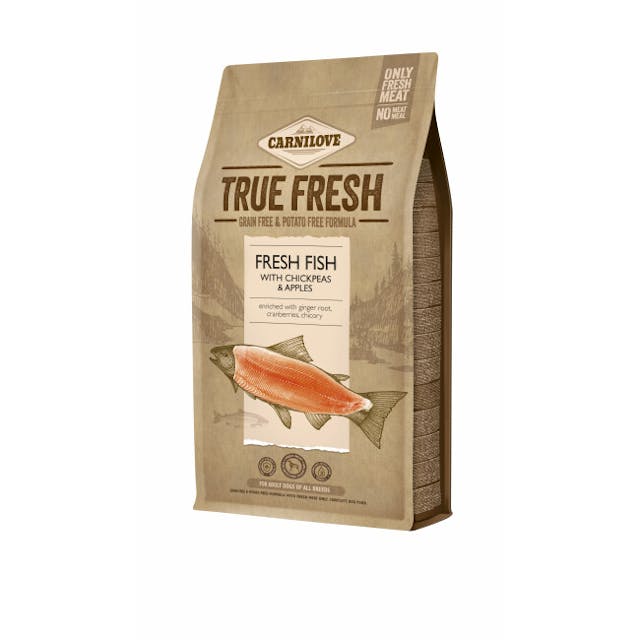 Croquettes Carnilove True Fresh au poisson frais pour chien adulte