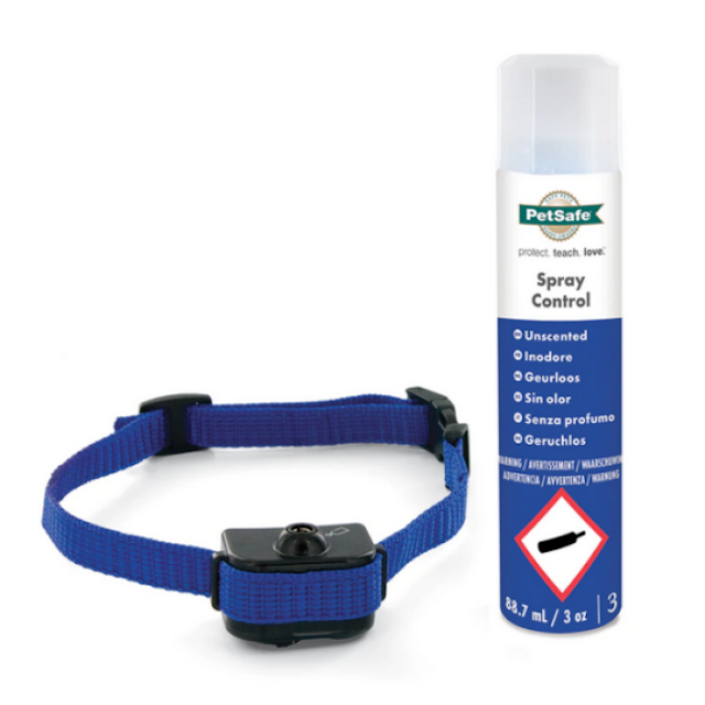 Collier anti-aboiement pour petits et moyens chiens Petsafe à spray