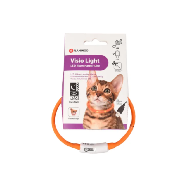 Collier lumineux pour chat Visio Light Led