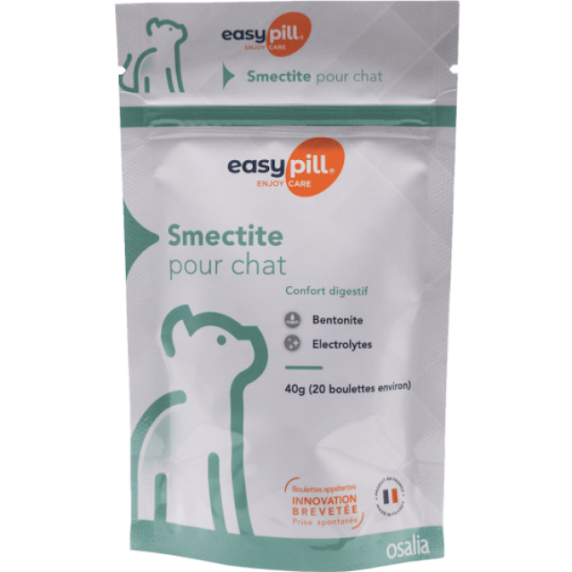 Complément alimentaire pour chat Easypill Smectite anti-diarrhée