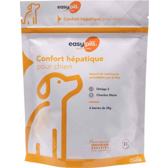 Complément alimentaire pour chien Easypill Confort Hépatique