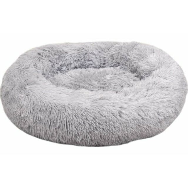 Coussin pour chien doux rond Krems Flamingo Gris Clair