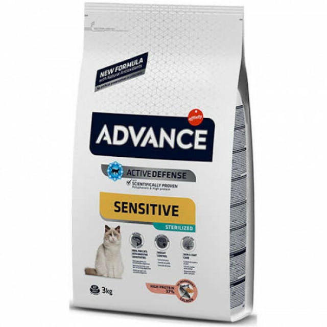 Croquettes Advance Sterilized Saumon pour chat