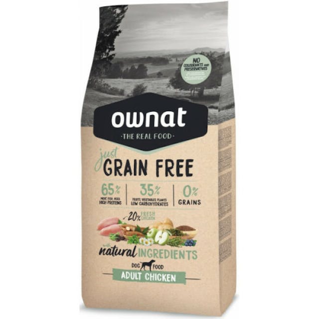 Ownat Just Grain Free Poulet sans céréales pour chien adulte