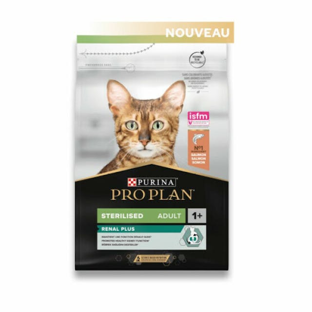 Croquettes pour chat adulte stérilisé Pro Plan saumon