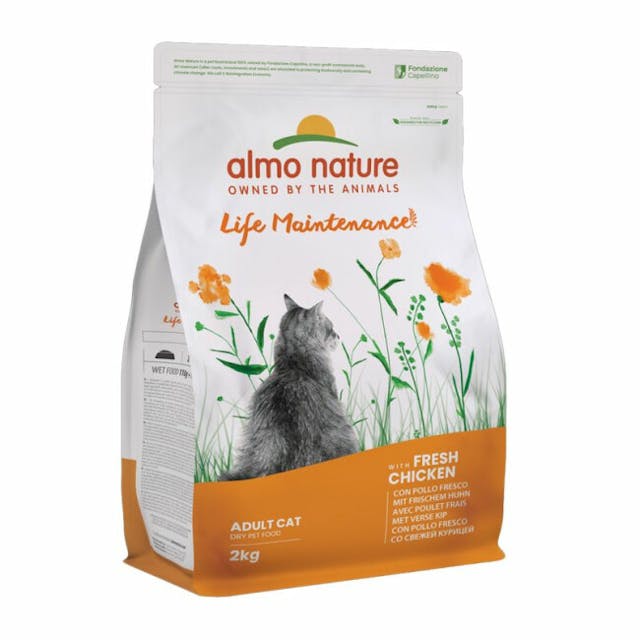 Croquettes pour chat Almo Nature Holistic adulte au poulet et riz