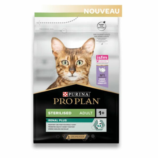 Croquettes pour chat stérilisé Pro Plan Adulte Sterilised dinde