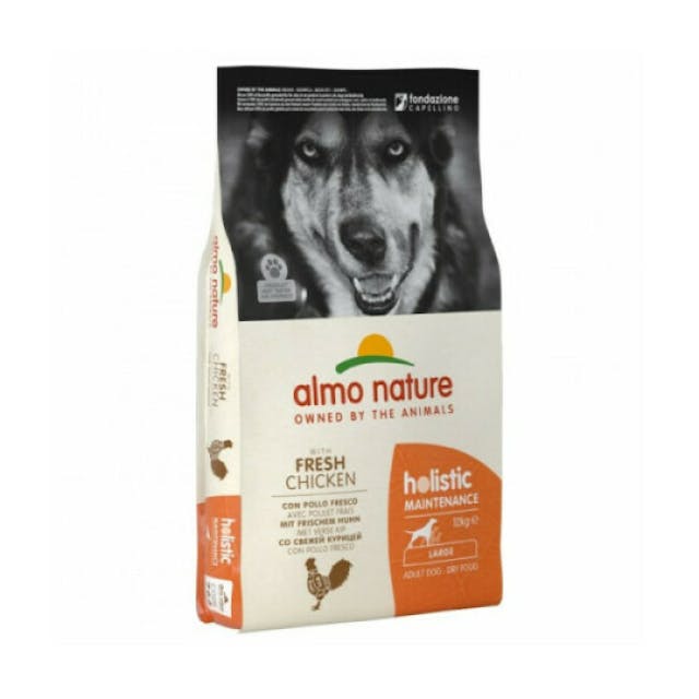 Croquettes chien adulte grande taille Holistic Almo Nature Sac 12 kg