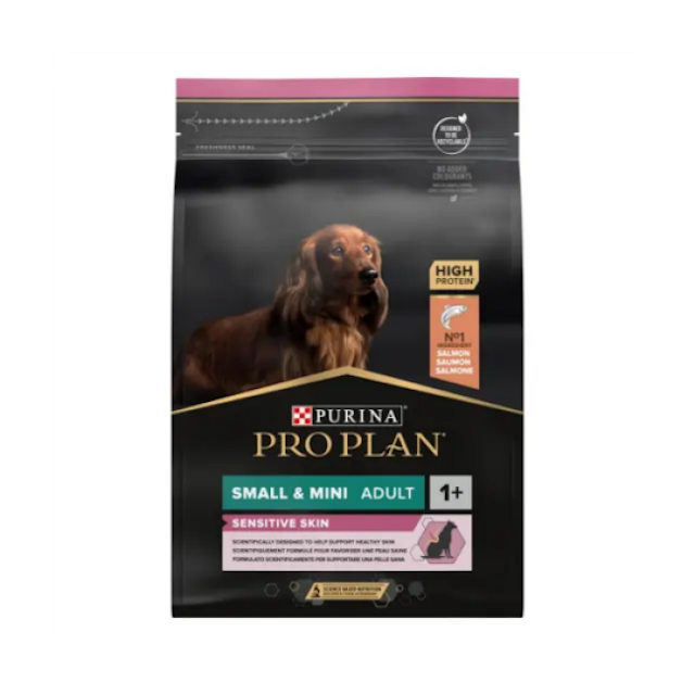 Croquettes pour chien adulte de petite et très petite race Sensitive Skin OptiDerma Pro Plan