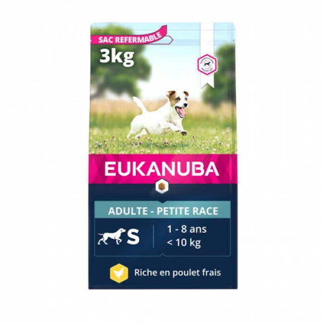 Croquettes pour chien adulte petites races Eukanuba