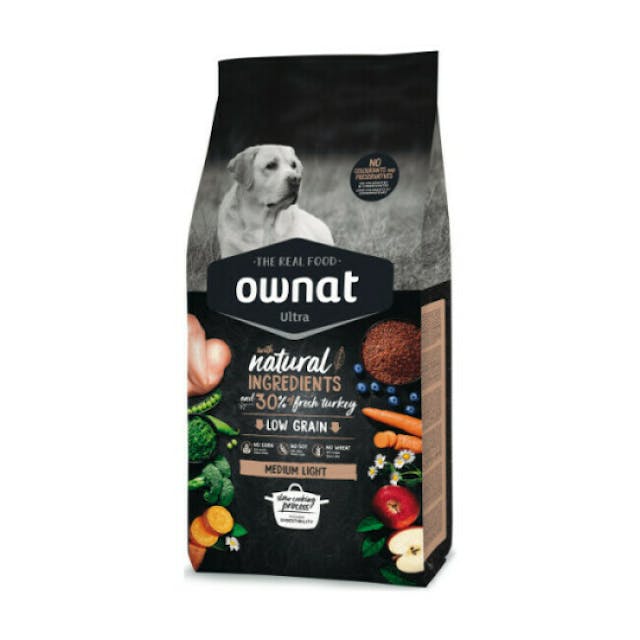 Croquettes pour chien moyen light Ultra Ownat