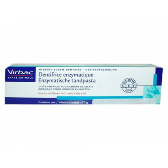 Dentifrice enzymatique pour chien et chat soin dentaire Virbac