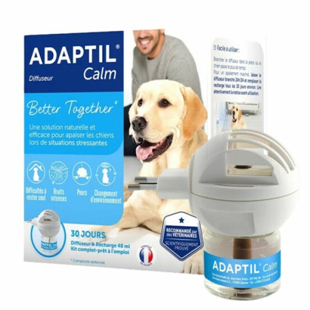 Diffuseur phéromone Adaptil apaisante pour chien