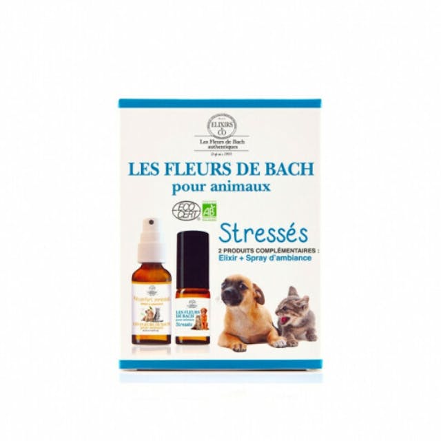 Duo Fleurs de Bach pour Animaux Stressés