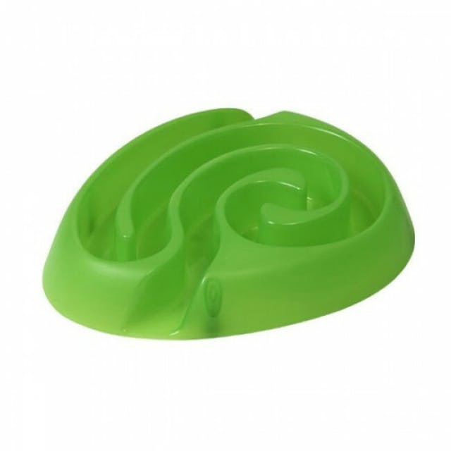 Gamelle anti glouton pour chien Buster dogmaze Kruuse vert