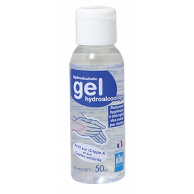 Gel hydroalcoolique avec bouchon clapet King