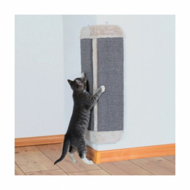 Griffoir d'angle gris clair pour chat Trixie