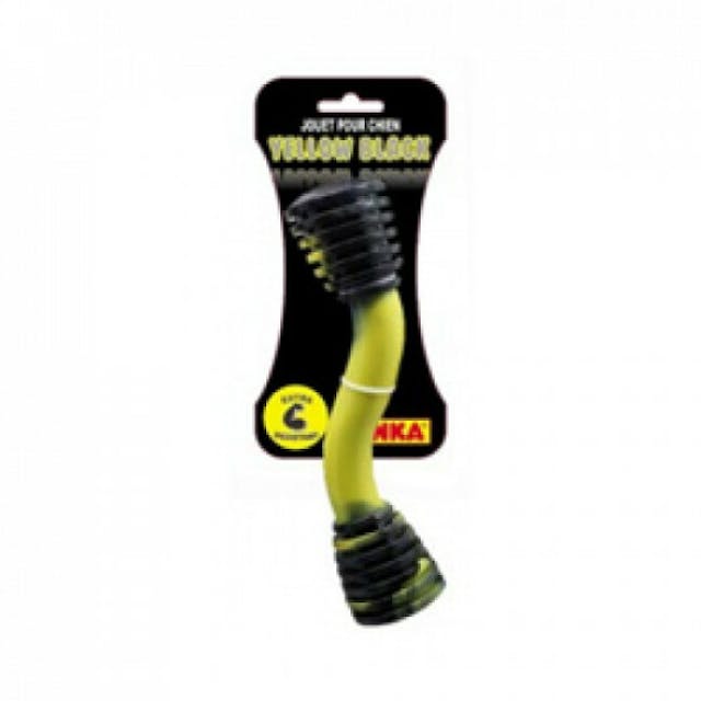 Jouet pour chien stick TPR Yellow Black