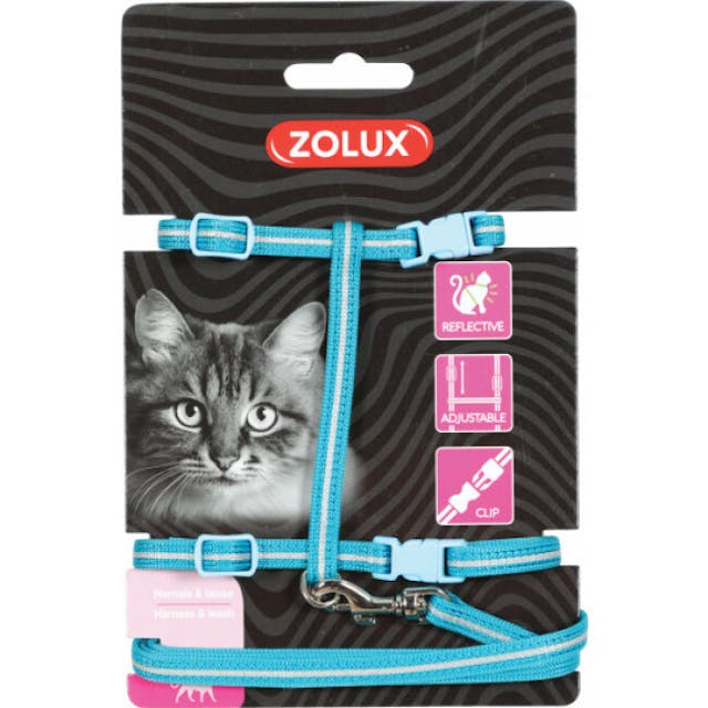 Kit sellerie laisse et harnais pour chat Zolux