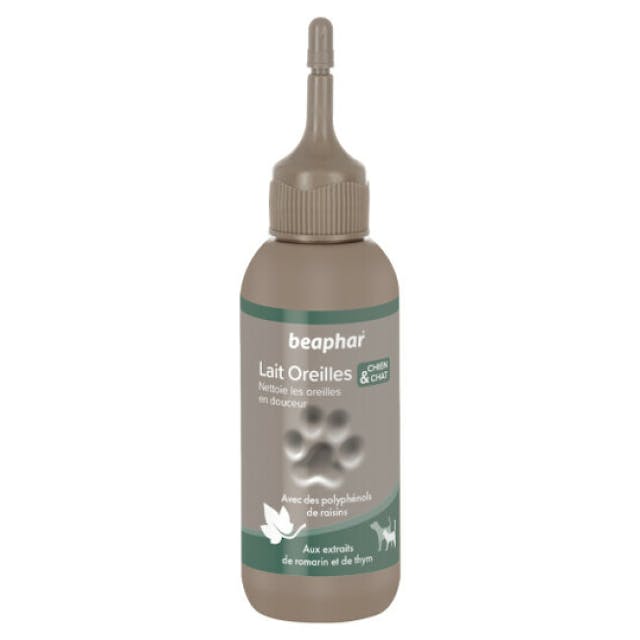 Lait nettoyant oreille Beaphar pour chien et chat