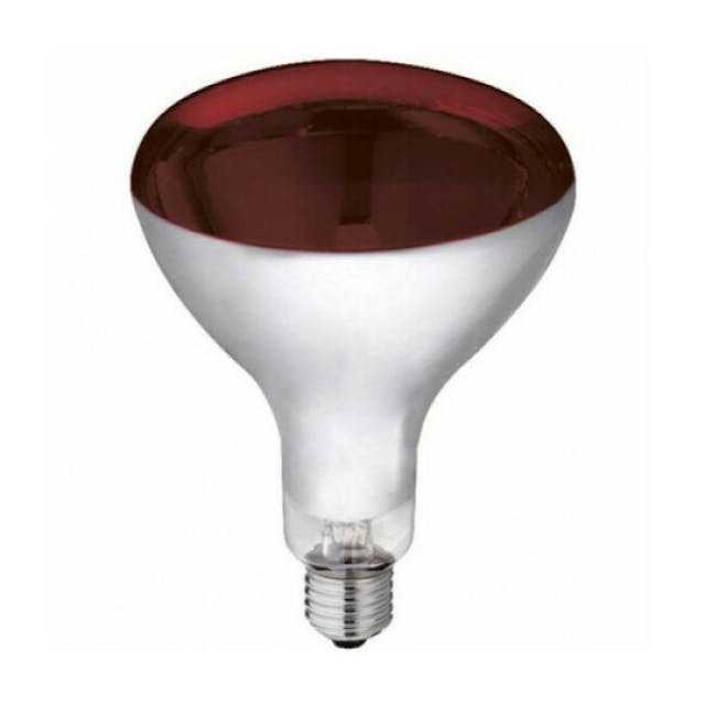 Lampe rouge chauffante à infrarouge en verre trempé 250 W