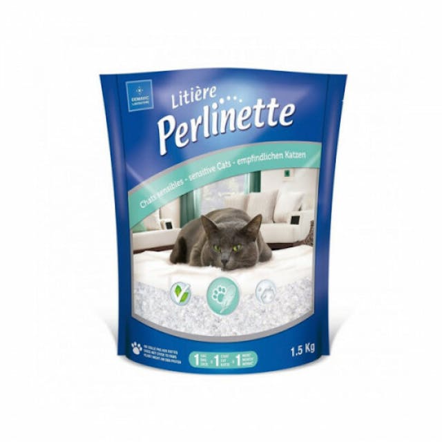 Litière Perlinette pour chat sensible