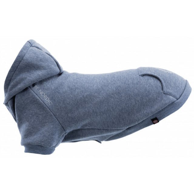 Manteau sweat à capuche pour chien Flensburg Trixie - Coloris Bleu