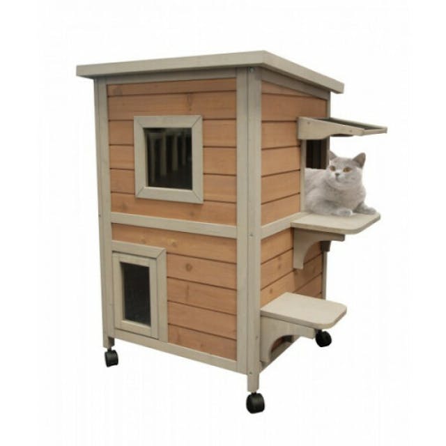 Niche pour chat en sapin Cat Home