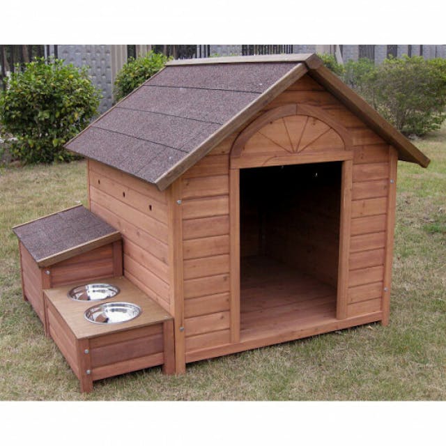 Niche pour chien en sapin Ontario Lifland