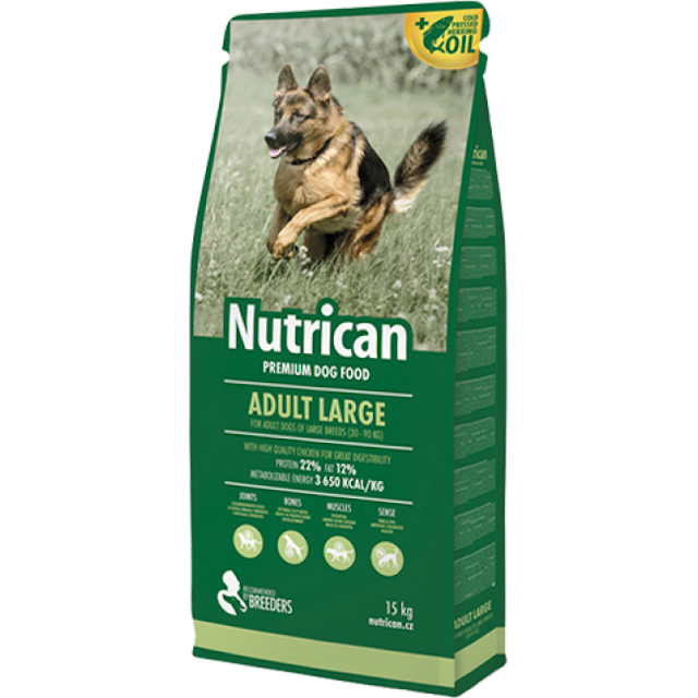 Nutrican pour chien adulte de grande race saveur poulet