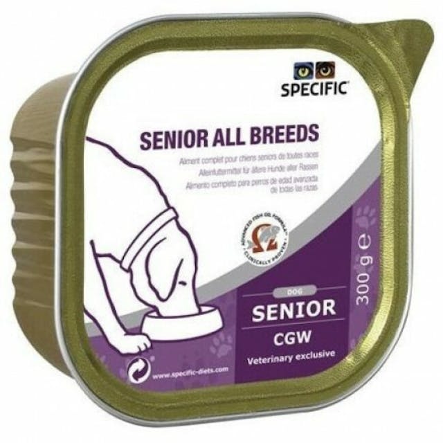 Pâtée pour chien senior toutes races CGW Specific - Lot de 6 boîtes de 300 g