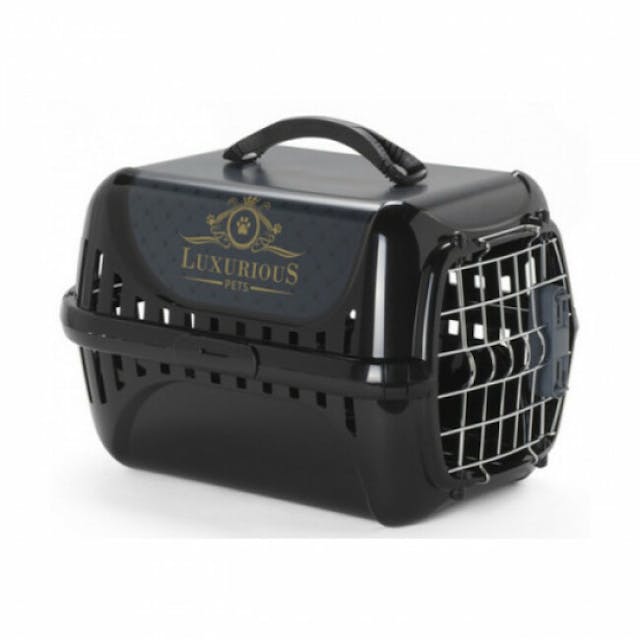 Panier de transport avion Trendy Runner Luxurious pour chat Anka noir