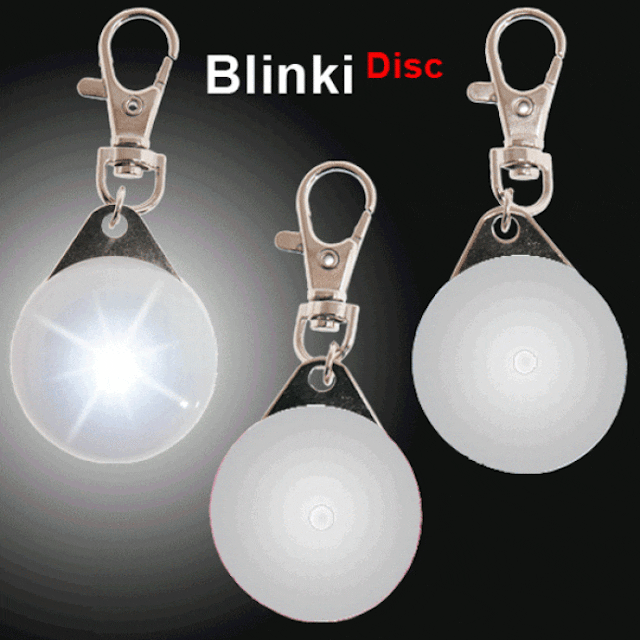 Pendentif lumineux Blinki-Disc pour chien