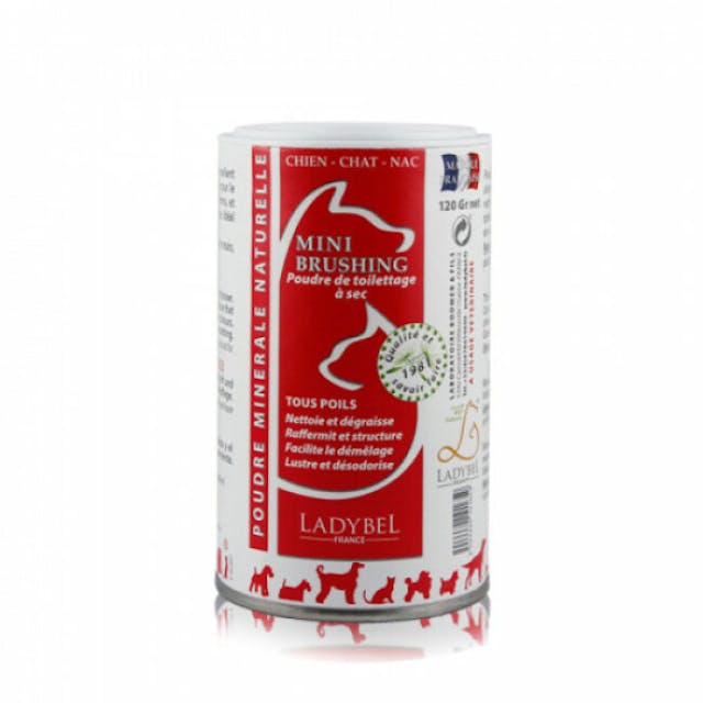 Poudre de toilettage pour chien et chat Brushing Powder Ladybel