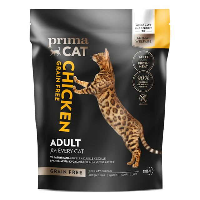 Prima Cat Grain Free au poulet pour chat