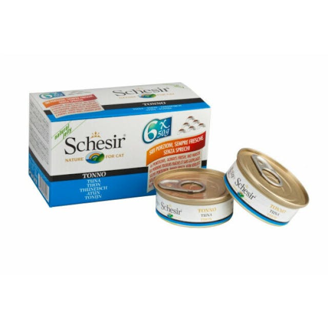 Pâtée pour chat Schesir en gelée - Lot de 6 boîtes x 50 g