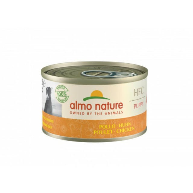 Pâtée pour chiot HFC Natural Almo Nature - Lot de 6 boîtes de 95 g