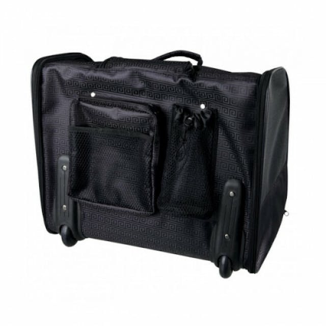 Sac à roulettes en nylon Trolley Elegance pour chien Friends On Tour noir