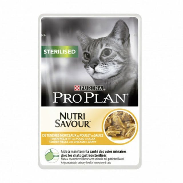 Sachets pour chat stérilisé Pro Plan poulet